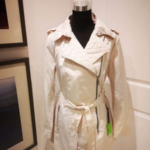 BNWT Sam Edelman beige belted trench coat